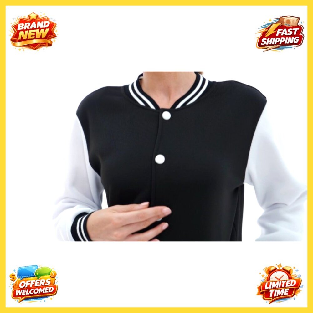 Varsity Baseball Jacket Lightweight Bomber Windbr… - image 6